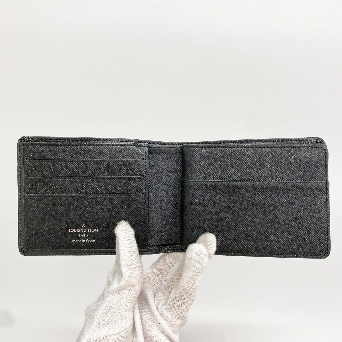 【6fa0898】ルイヴィトン 札入れ タイガ ポルトビエ3ヴォレ M30422 アルドワーズ【中古】メンズ