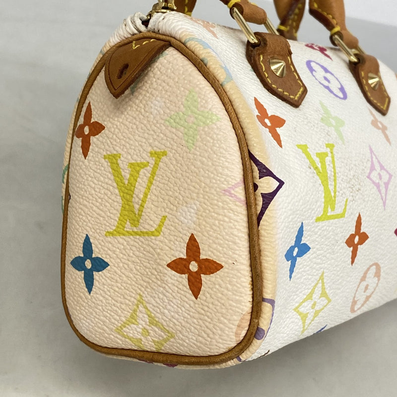 【6fa0901】ルイヴィトン ハンドバッグ モノグラム・マルチカラー ミニスピーディ M92645 ブロン【中古】レディース