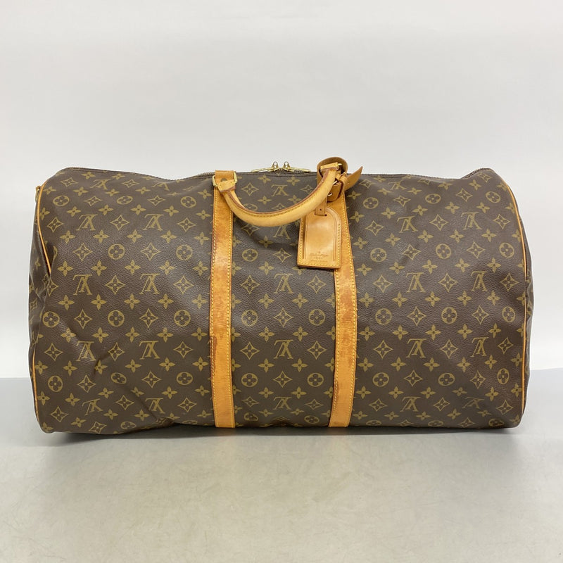 【6fa0902】ルイヴィトン ボストンバッグ モノグラム キーポルバンドリエール60 M41412 ブラウン【中古】メンズ レディース ユニセックス