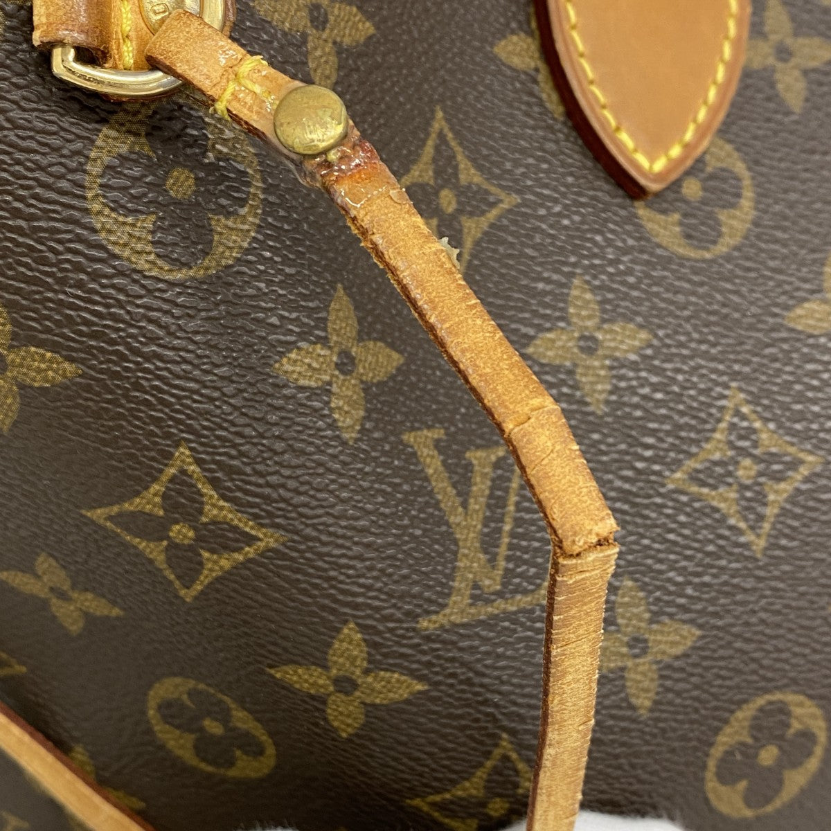 【6fa0905】ルイヴィトン トートバッグ モノグラム ネヴァーフルMM M40156 ブラウン【中古】レディース