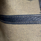 【6fa0906】エルメス トートバッグ ガーデンパーティPM トワルアッシュ ブラック シルバー金具 □H刻印【中古】レディース