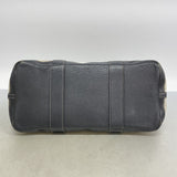 【6fa0906】エルメス トートバッグ ガーデンパーティPM トワルアッシュ ブラック シルバー金具 □H刻印【中古】レディース