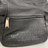 【6fa0907】シャネル ショルダーバッグ アンリミテッド レザー ブラック シルバー金具【中古】レディース