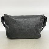 【6fa0907】シャネル ショルダーバッグ アンリミテッド レザー ブラック シルバー金具【中古】レディース