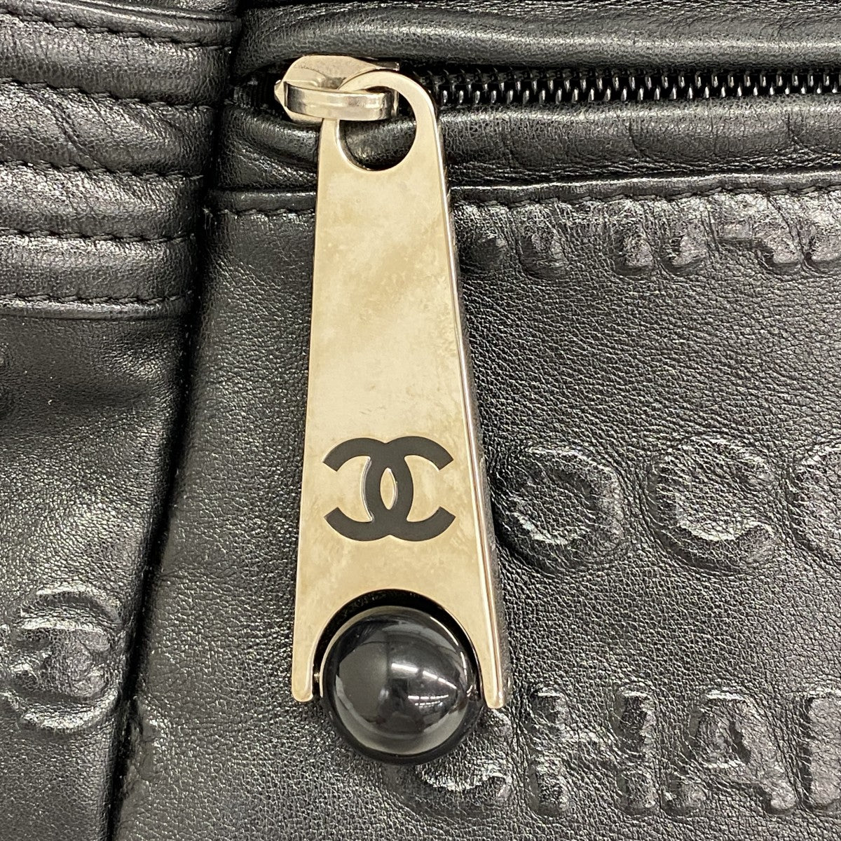 【6fa0907】シャネル ショルダーバッグ アンリミテッド レザー ブラック シルバー金具【中古】レディース