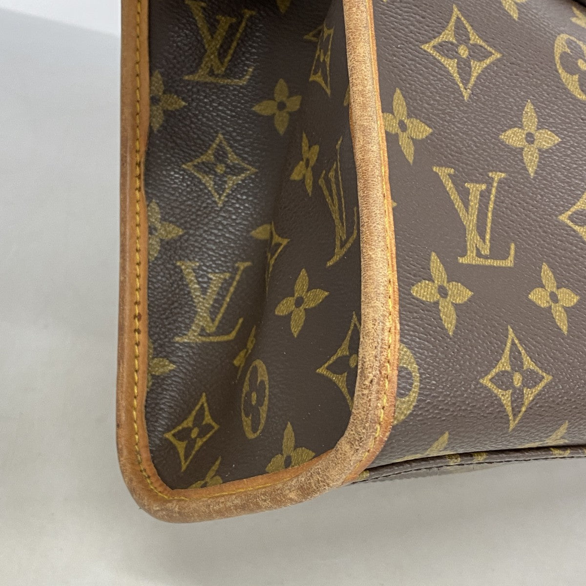 【6fa0915】ルイヴィトン ハンドバッグ モノグラム ビバリー M51120 ブラウン 2wayバッグ【中古】レディース