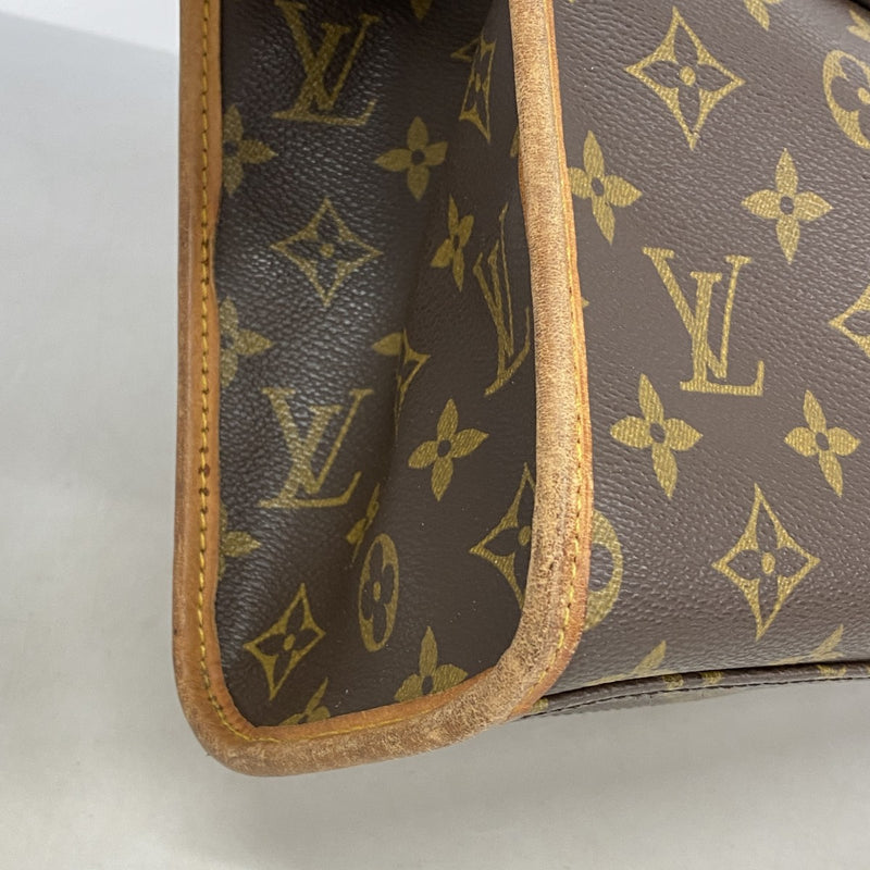 【6fa0915】ルイヴィトン ハンドバッグ モノグラム ビバリー M51120 ブラウン 2wayバッグ【中古】レディース