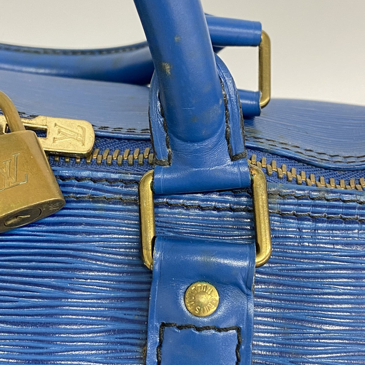 【6fa0921】ルイヴィトン ボストンバッグ エピ キーポル60 M42945 トレドブルー 【中古】メンズ レディース ユニセックス