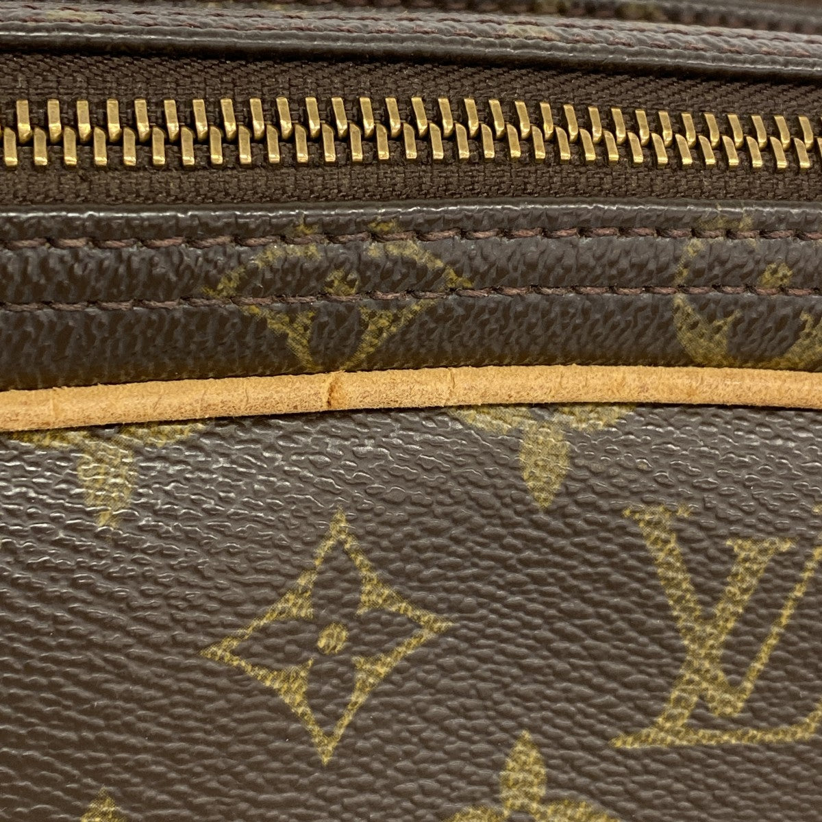 【6fa0923】ルイヴィトン ショルダーバッグ モノグラム リポーターPM M45254 ブラウン【中古】レディース