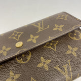【6fa0934】ルイヴィトン 三つ折り財布 モノグラム ポルトトレゾールインターナショナル M61215 ブラウン【中古】メンズ レディース ユニセックス