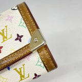 【6fa0935】ルイヴィトン コインケース モノグラム・マルチカラー ポルトモネプラ M92657 ブロン【中古】レディース