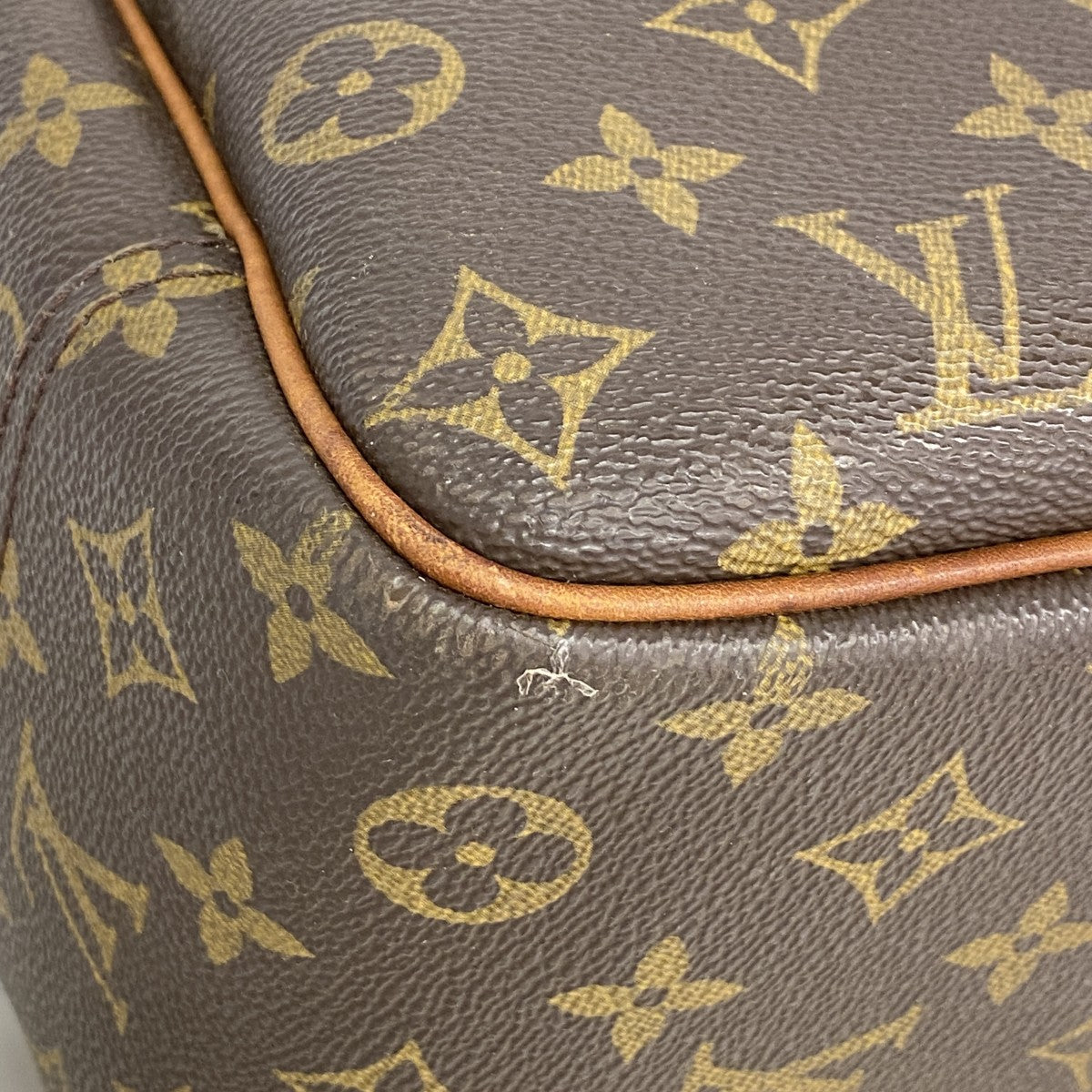 【6fa0939】ルイヴィトン ハンドバッグ モノグラム ドーヴィル M47270 ブラウン【中古】レディース