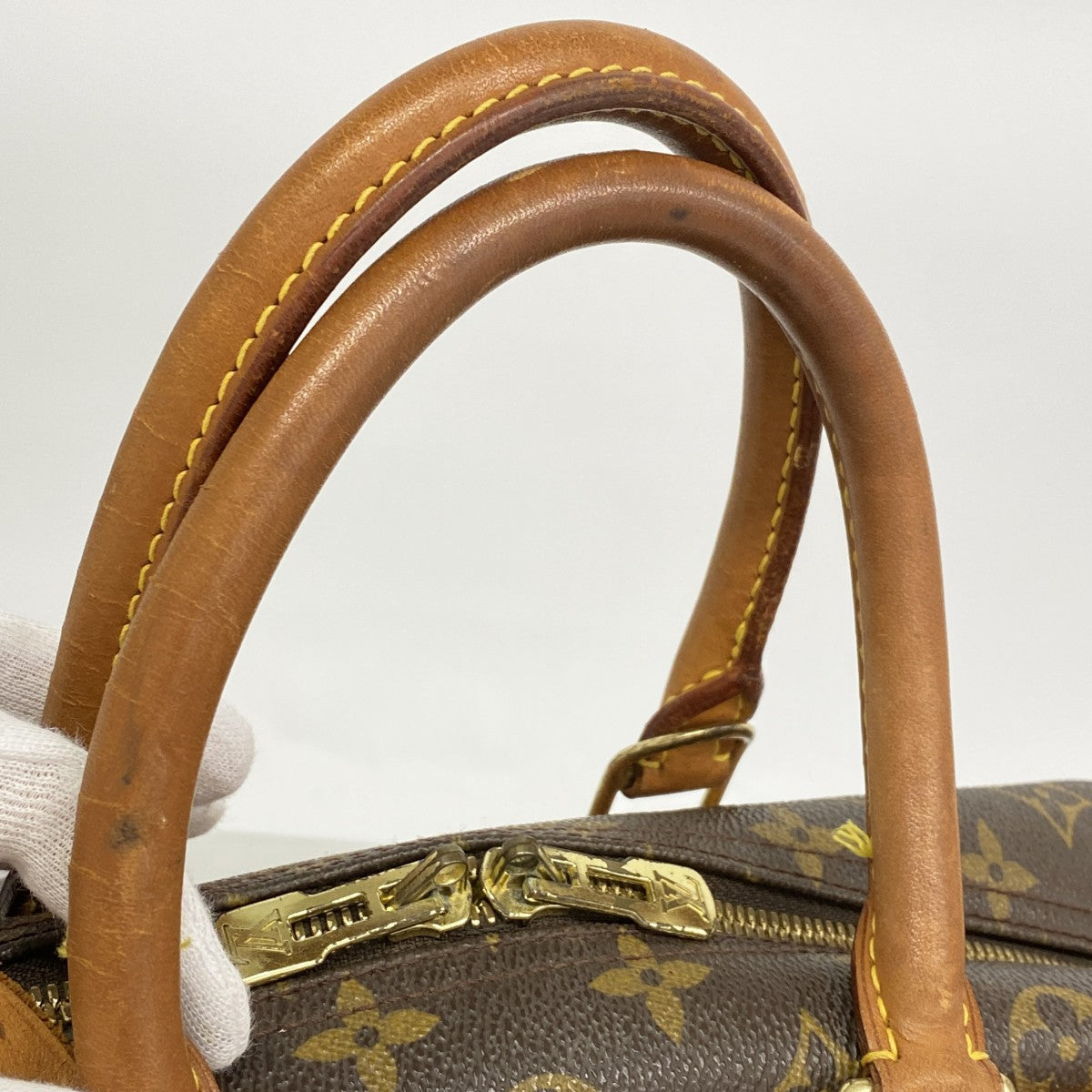 【6fa0939】ルイヴィトン ハンドバッグ モノグラム ドーヴィル M47270 ブラウン【中古】レディース