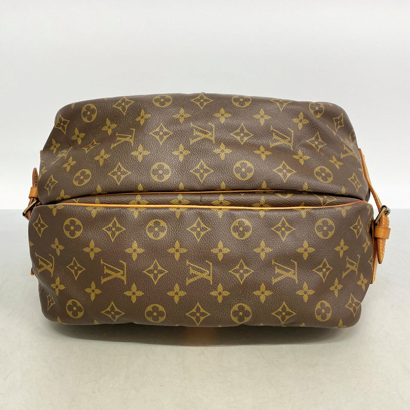 【6fa0942】ルイヴィトン ショルダーバッグ モノグラム ソミュール35 M42254 ブラウン【中古】レディース