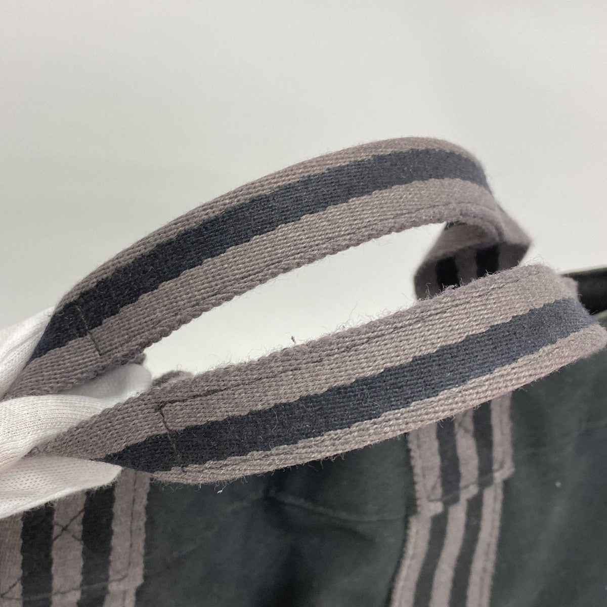 【6fa0945】エルメス トートバッグ フールトゥMM キャンバス ブラック シルバー金具【中古】メンズ レディース ユニセックス