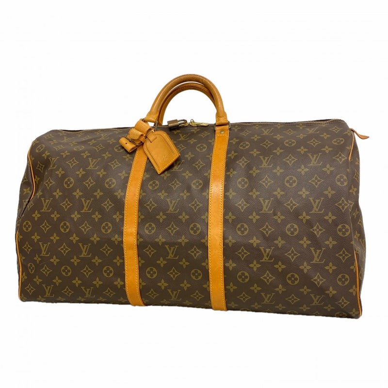 【6fa0946】ルイヴィトン ボストンバッグ モノグラム キーポル60 M41422 ブラウン【中古】メンズ レディース ユニセックス