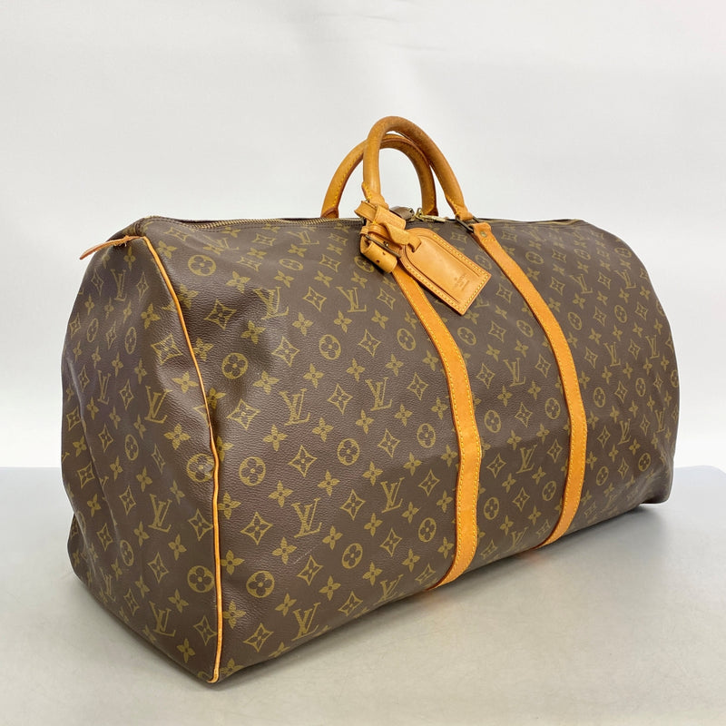 【6fa0946】ルイヴィトン ボストンバッグ モノグラム キーポル60 M41422 ブラウン【中古】メンズ レディース ユニセックス
