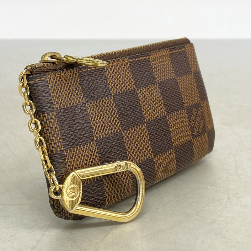 【6fa0951】ルイヴィトン コインケース ダミエ ポシェットクレ N62658 エベヌ【中古】メンズ レディース ユニセックス