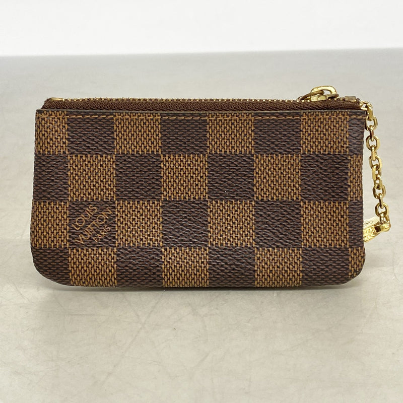 【6fa0951】ルイヴィトン コインケース ダミエ ポシェットクレ N62658 エベヌ【中古】メンズ レディース ユニセックス