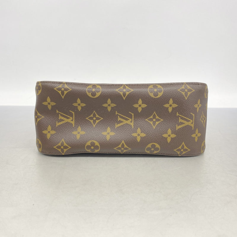 【6fa0956】ルイヴィトン ショルダーバッグ モノグラム ルーピングMM M51146 ブラウン【中古】レディース