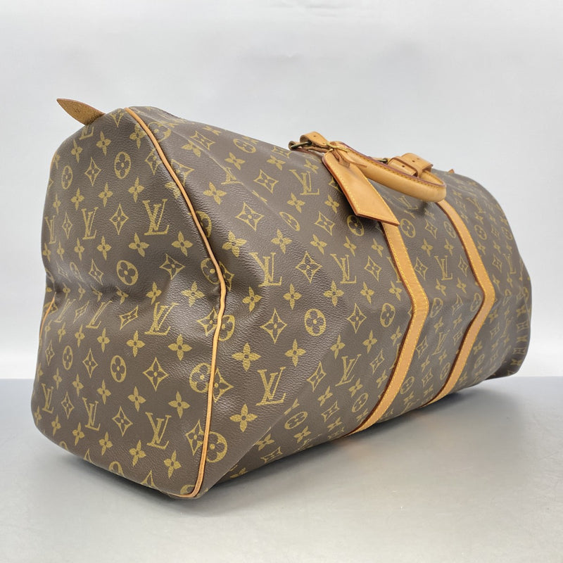 【6fa0957】ルイヴィトン ボストンバッグ モノグラム キーポル55 M41424 ブラウン【中古】メンズ レディース ユニセックス