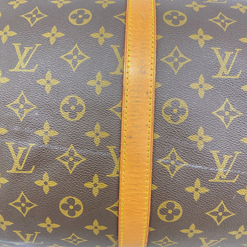 【6fa0957】ルイヴィトン ボストンバッグ モノグラム キーポル55 M41424 ブラウン【中古】メンズ レディース ユニセックス