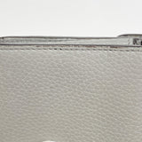 【6fa0964】グッチ 長財布 GGマーモント 400586 レザー グレー ゴールド金具【中古】レディース
