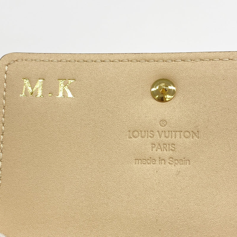 【6fa0965】ルイヴィトン 名刺入れ ヴェルニ アンヴェロップカルトドゥヴィジット M90216 デュンヌ【中古】レディース