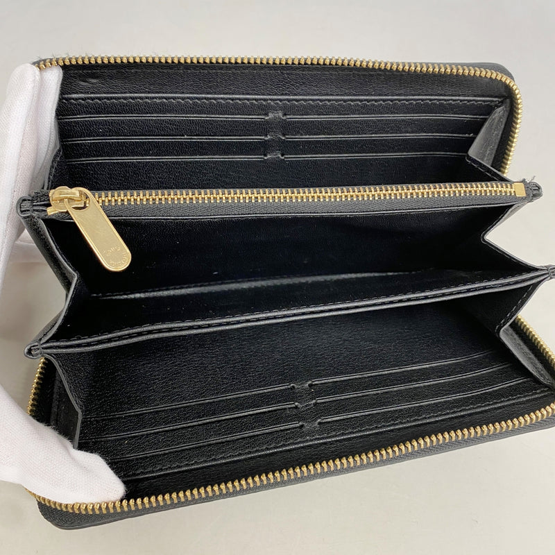 【6fa0971】ルイヴィトン 長財布 モノグラム・エキゾチック ジッピーウォレット N82154 リザード ノワール【中古】メンズ レディース ユニセックス