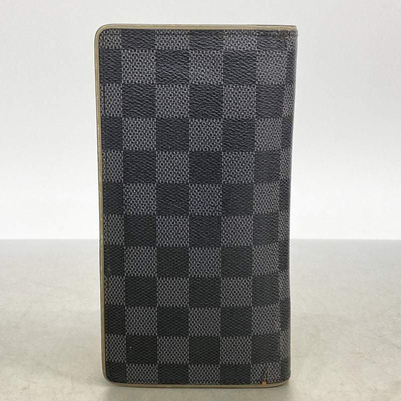 【6fa0972】ルイヴィトン 長財布 ダミエ・グラフィット ポルトフォイユブラザ N63253 グレー ブラック トープ【中古】メンズ