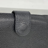 【6fa0975】シャネル 財布 キャビアスキン ブラック ゴールド金具【中古】レディース