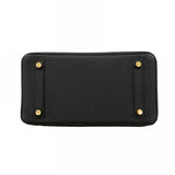 【6fa0976-g】エルメス ハンドバッグ バーキン25 トゴ ブラック ゴールド金具 Z刻印【中古】レディース