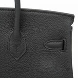 【6fa0976-g】エルメス ハンドバッグ バーキン25 トゴ ブラック ゴールド金具 Z刻印【中古】レディース