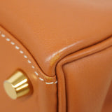 【6fa0977-g】エルメス ハンドバッグ ケリー25 スイフト ゴールド ゴールド金具 Y刻印 2wayバッグ【中古】レディース