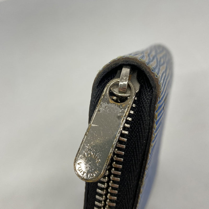 【6fa0980】ルイヴィトン コインケース エピ デニム ジッピーコインパース M61191 ブルー【中古】メンズ レディース ユニセックス