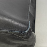 【6fa0989-k】シャネル トートバッグ ラムスキン ブラック ゴールド金具【中古】レディース