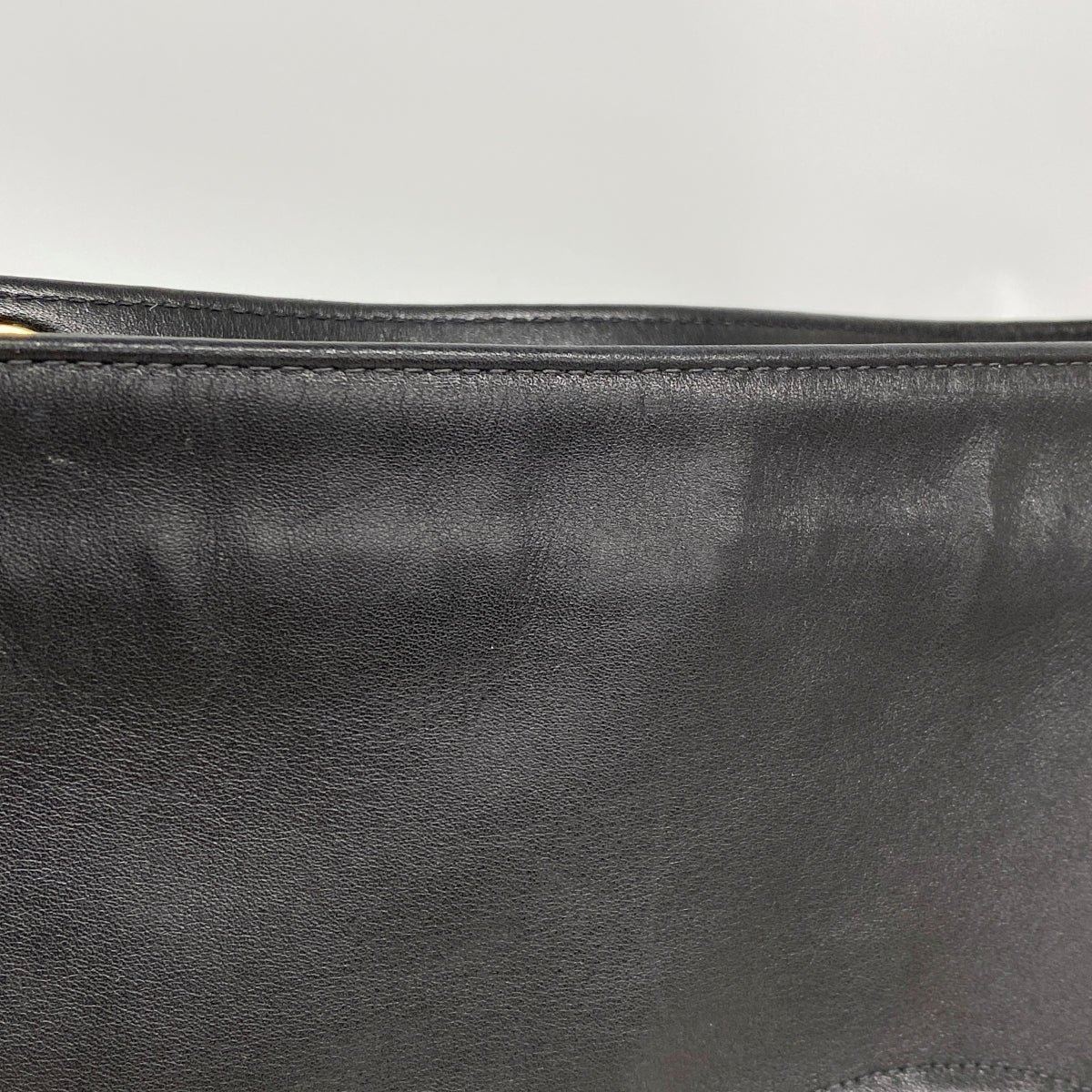 【6fa0989-k】シャネル トートバッグ ラムスキン ブラック ゴールド金具【中古】レディース
