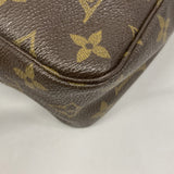 【6fa0998】ルイヴィトン ポーチ モノグラム トゥルーストワレット23 M47524 ブラウン【中古】レディース