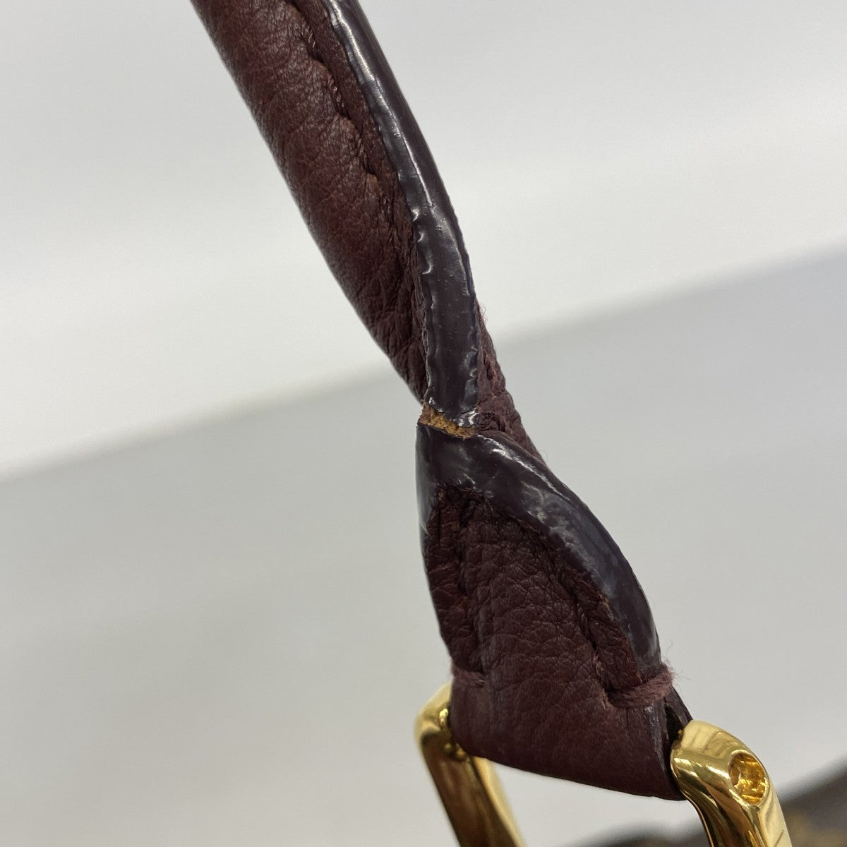 【6fa1003-k】ルイヴィトン ショルダーバッグ モノグラム オランプ M40579 ボルドー ブラウン【中古】レディース