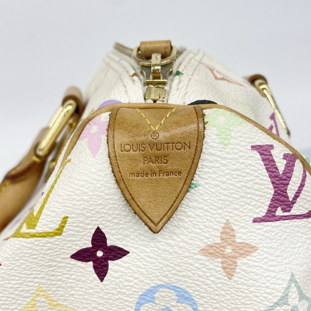 【6fa1004-k】ルイヴィトン ハンドバッグ モノグラム・マルチカラー スピーディ30 M92643 ブロン【中古】レディース