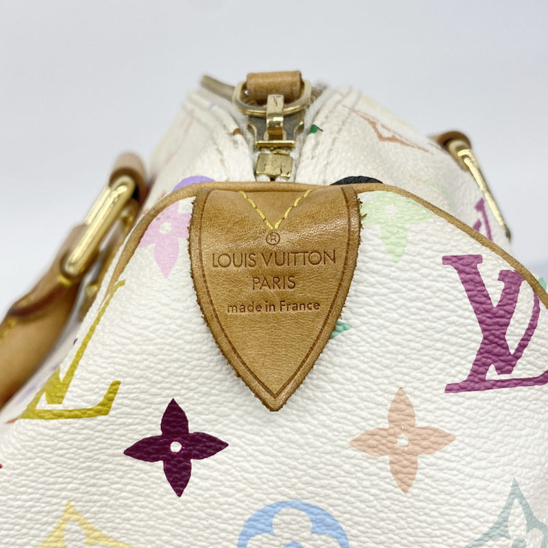 【6fa1004-k】ルイヴィトン ハンドバッグ モノグラム・マルチカラー スピーディ30 M92643 ブロン【中古】レディース