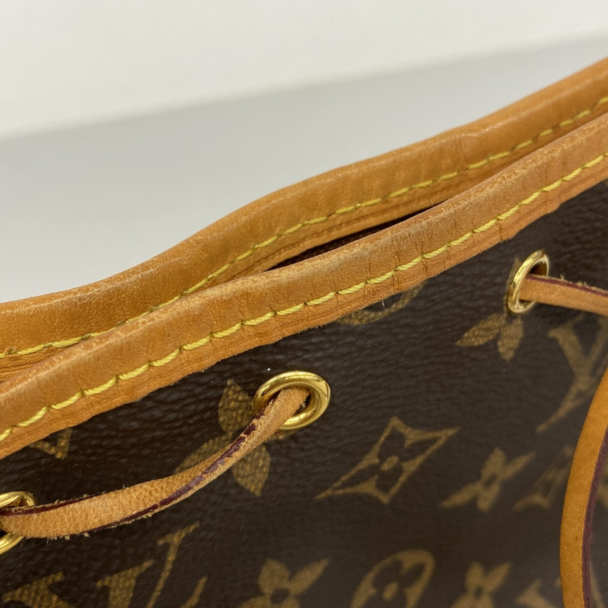 【6fa1005-k】ルイヴィトン ショルダーバッグ モノグラム ナノノエ M41346 ブラウン【中古】レディース
