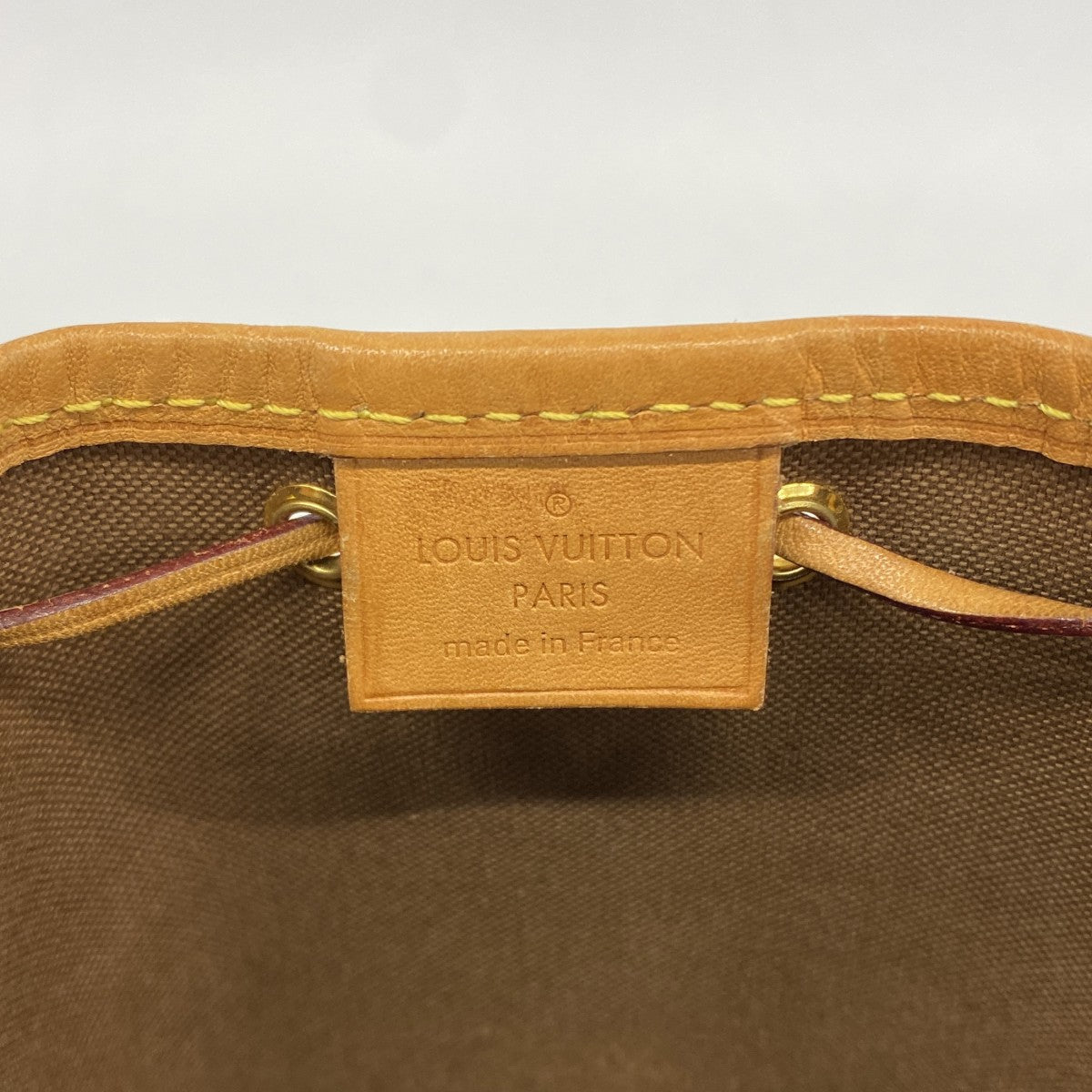 【6fa1005-k】ルイヴィトン ショルダーバッグ モノグラム ナノノエ M41346 ブラウン【中古】レディース