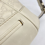 【6fa1007-k】グッチ ハンドバッグ グッチシマ 269894 レザー アイボリー シャンパンゴールド金具【中古】レディース