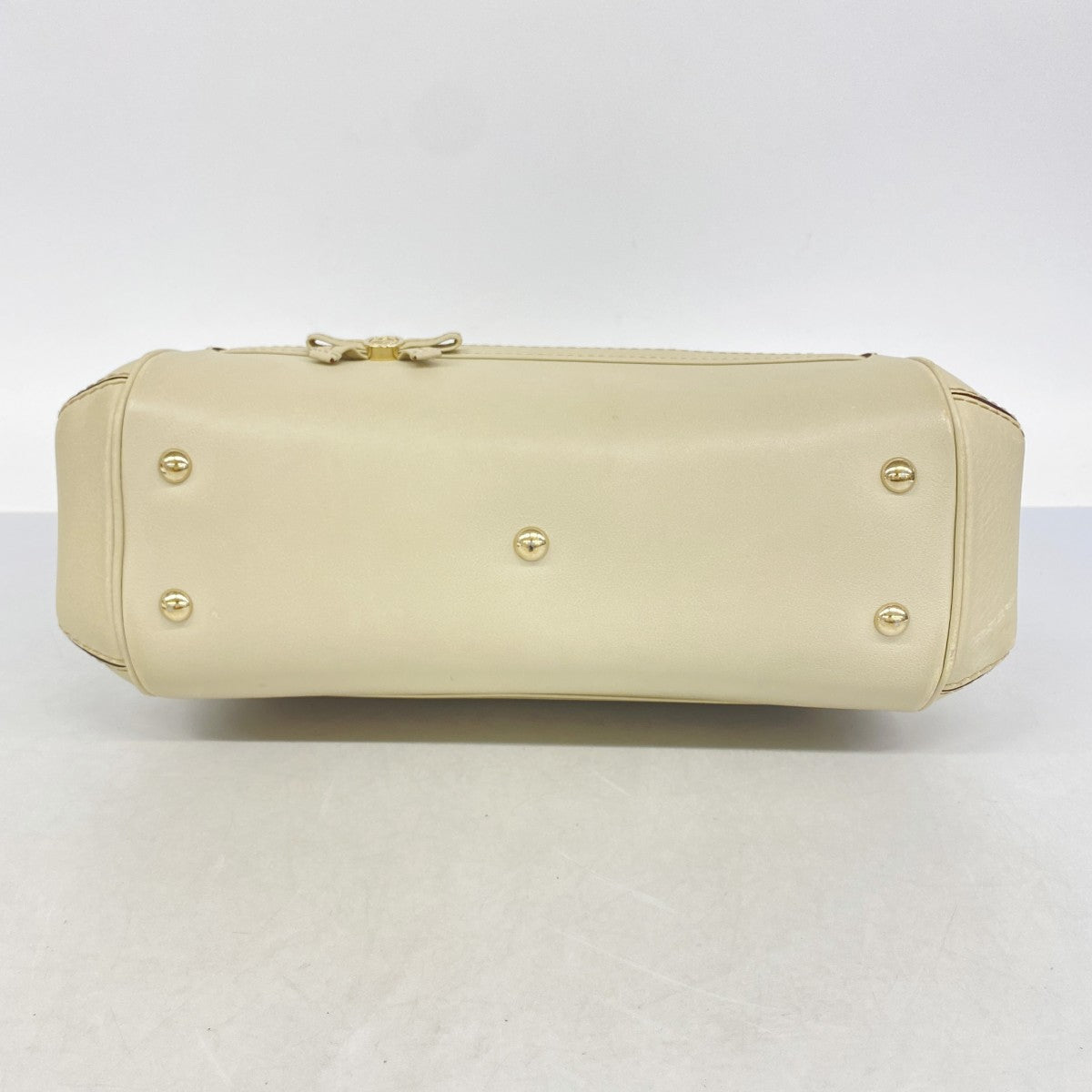 【6fa1007-k】グッチ ハンドバッグ グッチシマ 269894 レザー アイボリー シャンパンゴールド金具【中古】レディース