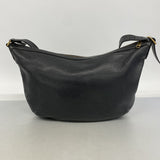 【6fa1008-k】グッチ ショルダーバッグ 523588 レザー ブラック ゴールド金具【中古】レディース