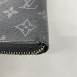 【6fa1011-k】ルイヴィトン 長財布 モノグラム・エクリプス ジッピーウォレットヴェルティカル M62295 ブラック【中古】メンズ