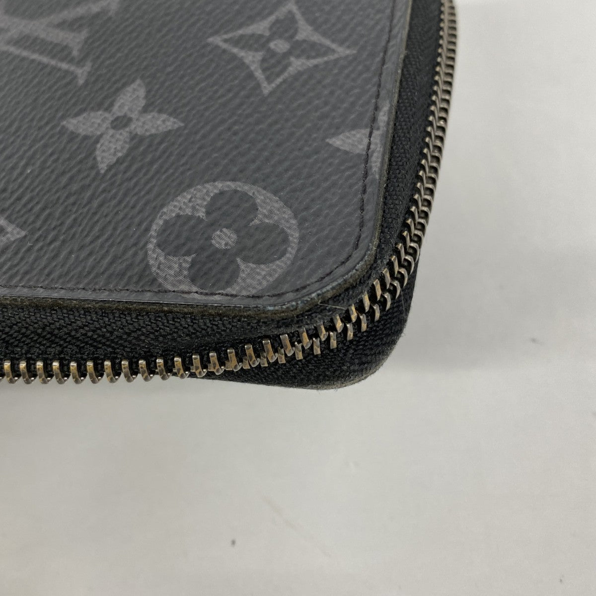 【6fa1011-k】ルイヴィトン 長財布 モノグラム・エクリプス ジッピーウォレットヴェルティカル M62295 ブラック【中古】メンズ