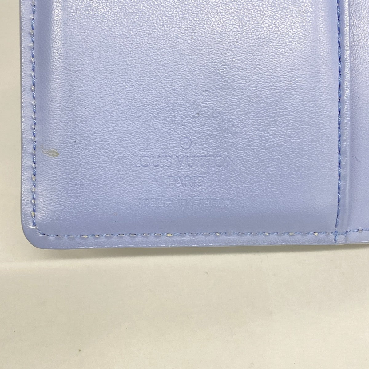 【6fa1012-k】ルイヴィトン 財布 ヴェルニ ポルトモネビエヴィエノワ M91253 ラヴァンド【中古】レディース
