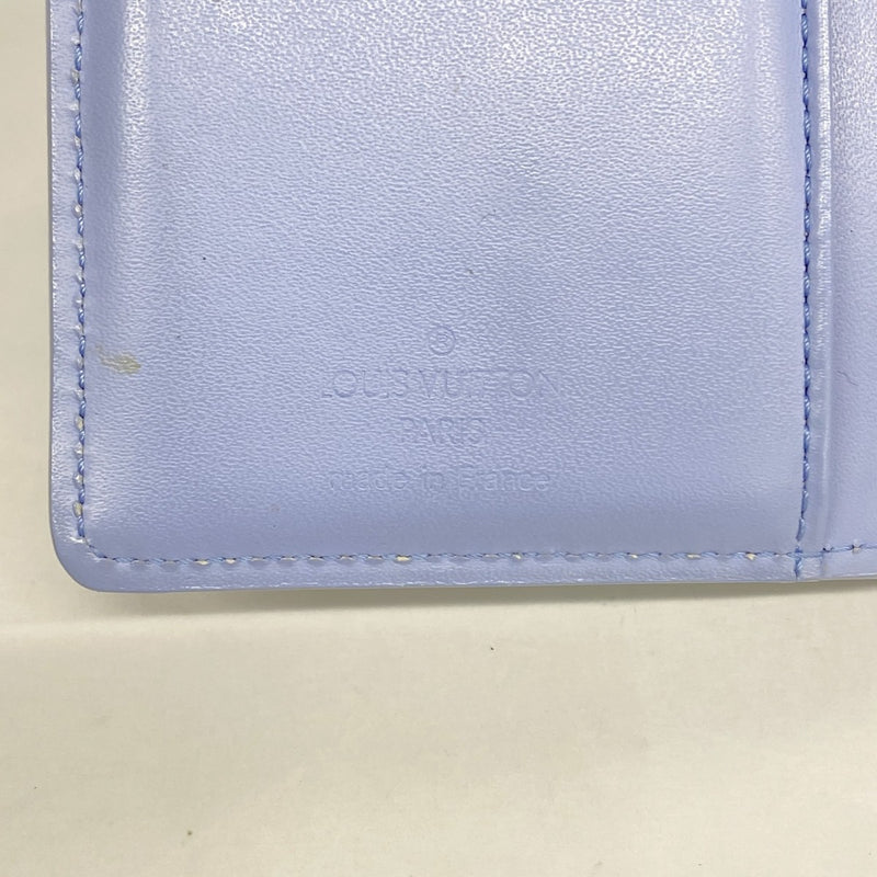 【6fa1012-k】ルイヴィトン 財布 ヴェルニ ポルトモネビエヴィエノワ M91253 ラヴァンド【中古】レディース